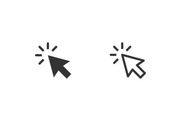 Cursor click icon vector design