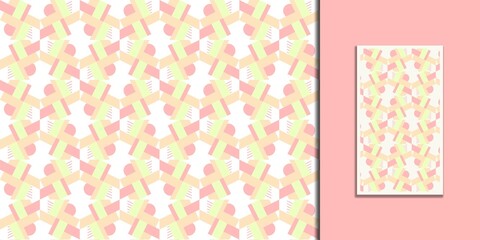 warm color abstract pattern vector background