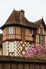 Typical norman house in France