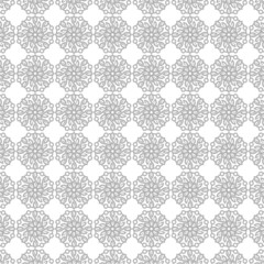Abstract floral pattern on white background