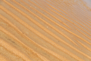 Abstract sand beach in Normandy beach