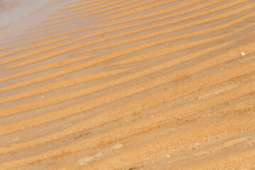 Abstract sand beach in Normandy beach