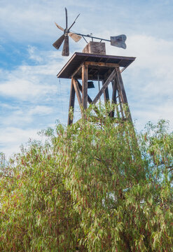 Coal mine pithead winding gear