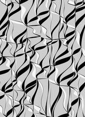 vertical abstract lines wallpaper pattern waves color ink illustration modern style - 496351376