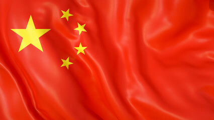 Chinese flag 3D