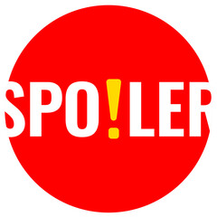 Spoiler alert vector icon