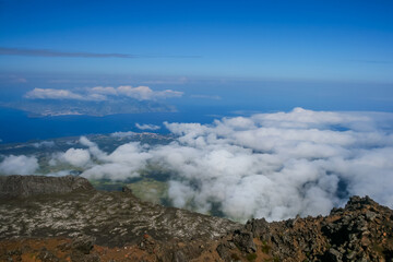 the top of Pico volcano