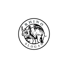 rhino logo best art design