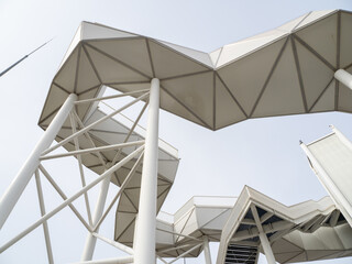 observation deck in the city of Berlin, Marzahn district.