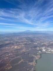 view from the plane