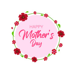 Happy mother's day vector illustration