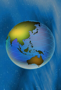 Illustration of a globe