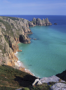 Rocky coastline, Treen, England
