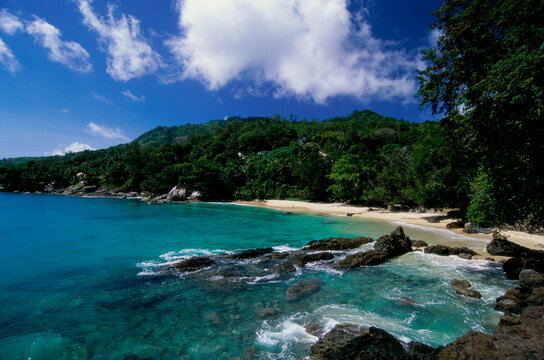Sunset Beach Mahe Seychelles