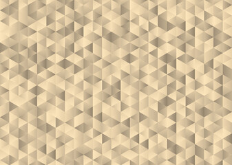 Triangle beige abstract geometric gradient background	
