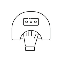 Set of beauty icons. Adjustable contours. For bloggers, cosmetic advertising design and hairdressers, stylists, healers, beauty salons or beauticians