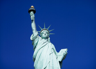 Low angle view of a statue, Statue of Liberty, New York City, New York, USA