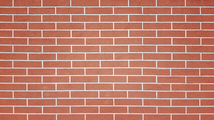 New brown brick wall texture background.