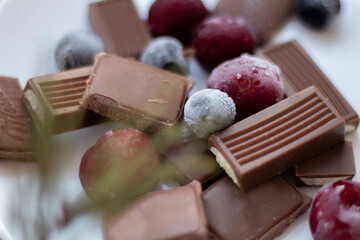 chocolate and cherry