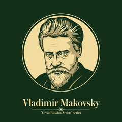 Great Russian artist. Vladimir Makovsky was a Russian painter, art collector, and teacher.