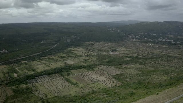 Porto de Mos geological phenomenon natural amphitheatre Fornea, in Portugal