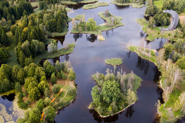 Kirkilai lakes and Tower. 