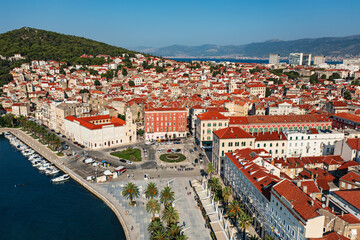 Fototapeta na wymiar View to Split, Croatia