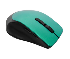 manipulator, computer mouse, on a white background in isolation