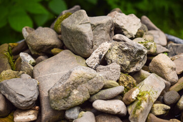 Stones in the garden. How to build rock garden