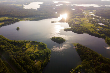 Gavys lake in Aukstaitija National Park, Lithuania