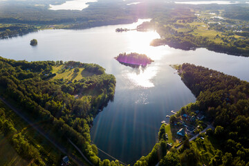 Gavys lake in Aukstaitija National Park, Lithuania