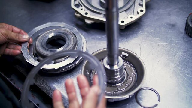 repair of automatic transmission of the car