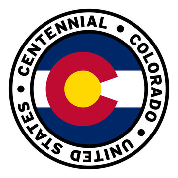 recommend clip art: Round Centennial Colorado United States Flag Clipart