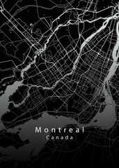 Montreal Canada City Map