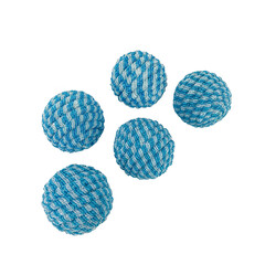 blue and white balls toys for dog and cat pet
