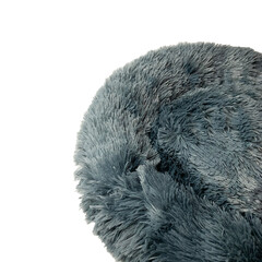 close up of a fur hat toys for dog and cat pet bed for dog