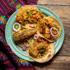 Tacos called de guisado. Mexican food