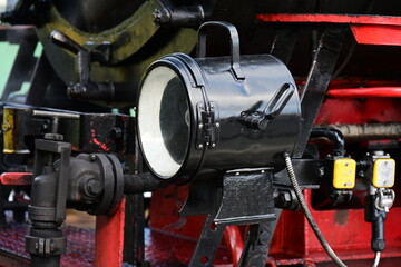 Detail einer Dampflok