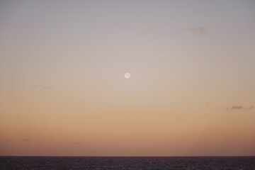 sunrise over the ocean