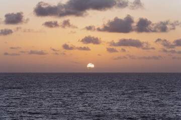 sunrise over the ocean