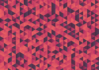 Triangle gray red abstract geometric gradient background