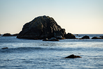 sunset over the pacific ocean