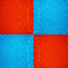 赤と青のデザイン