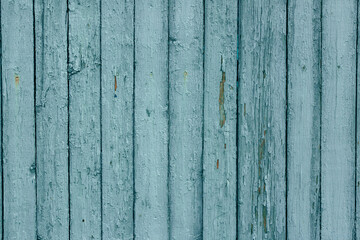 Fototapeta na wymiar Blue wood texture. Paint on the boards with cracks, scratches, chips, dust. Can be used as background for design or poster.