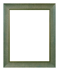 Green frame isolated on the white background