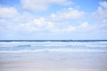ボンダイビーチの綺麗な空と海