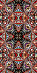 Fractodome Colorful Seamless Fractal Patterns