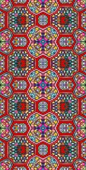 Fractodome Colorful Seamless Fractal Patterns