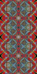 Fractodome Colorful Seamless Fractal Patterns