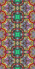 Fractodome Colorful Seamless Fractal Patterns